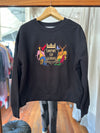 Empire of Genius Embroidered Sweater in Full Colour on Black
