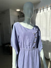 Lavender Linen Domed Dress