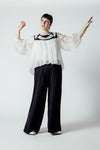 Bobbie’s Silk Paj and Vintage Lace Baby Doll Blouse
