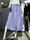 Lavender Domed A Lined Skirt