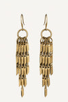 Brass Chandelier Earrings