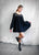 Twiggy Leather Lace and Silk Dress