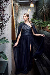 Lottie asymmetric leather lace bodice with optional pleated wrap around scarf and full length skirt